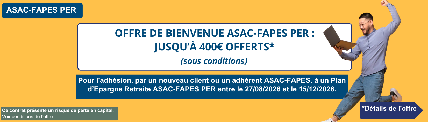 Offre de bienvenue PER